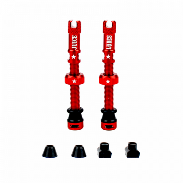 Tubeless Valves 65mm Red