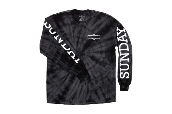 Rockwell Box Long Sleeve Tie-Dye Black M